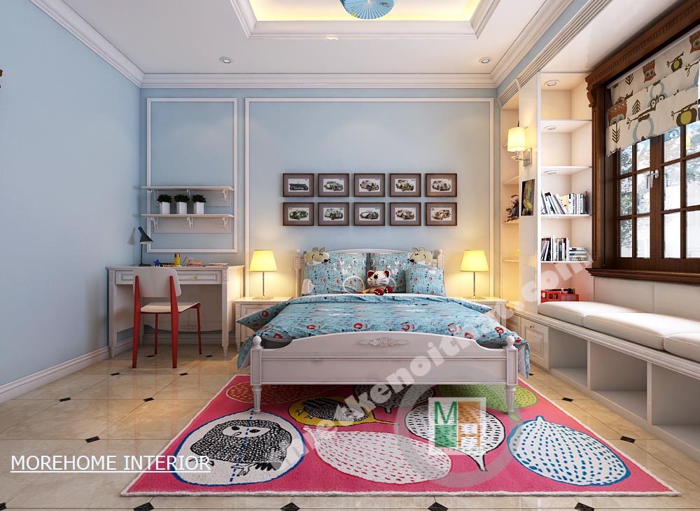 Thiết kế nội thất biệt thự tân cổ điển tại Quảng Ninh