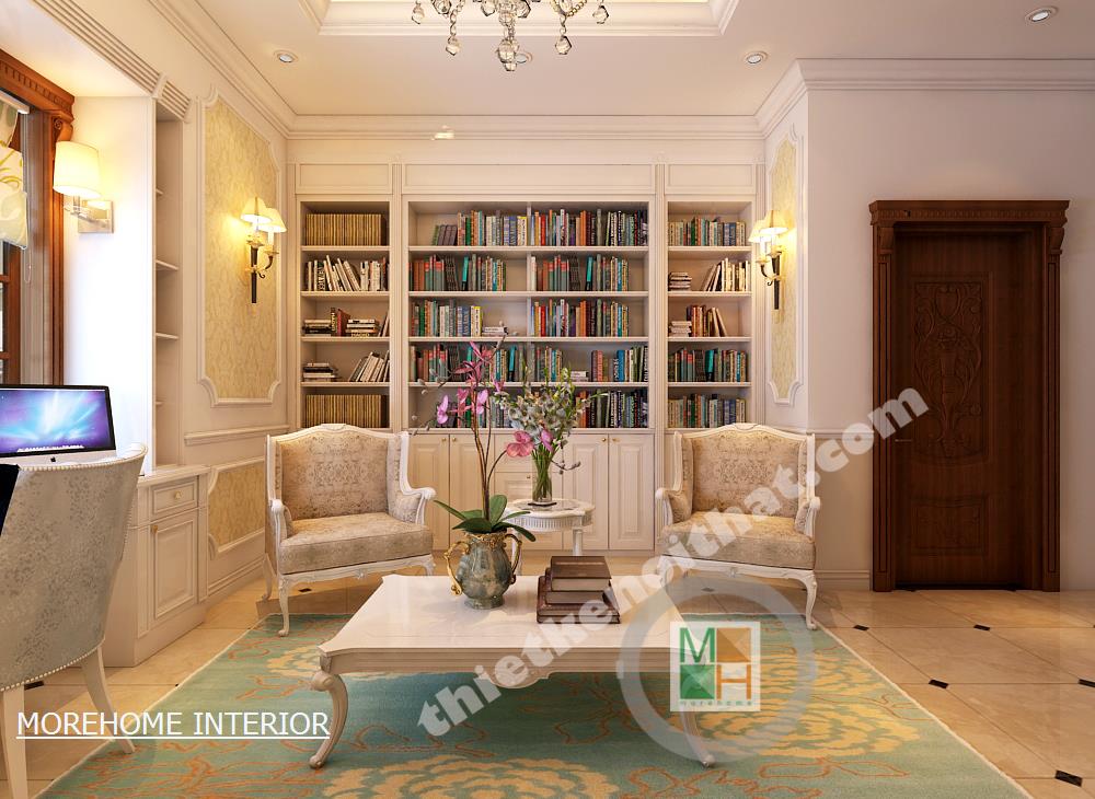 Thiết kế nội thất biệt thự tân cổ điển tại Quảng Ninh
