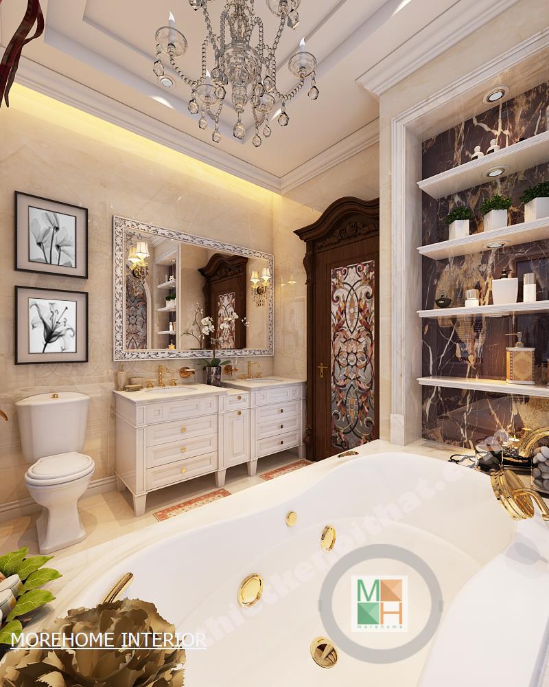 Thiết kế nội thất biệt thự tân cổ điển tại Quảng Ninh