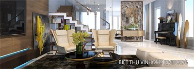 Thiết kế nội thất biệt thự Vinhomes RiverSide hiện đại cao cấp