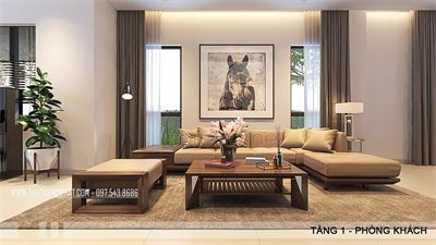 Nội thất biệt thự hiện đại tại VinHome Thăng Long