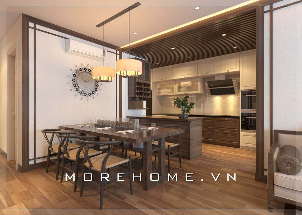 Thiết kế nội thất phòng bếp nhỏ hiện đại cho nhà biệt thự Thiết kế phòng bếp đẹp, đẳng cấp và ấn tượng dành cho biệt thự