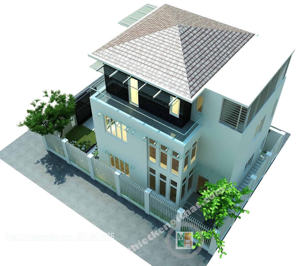 Thiết kế biệt thự tại Văn Khê Hà Đông